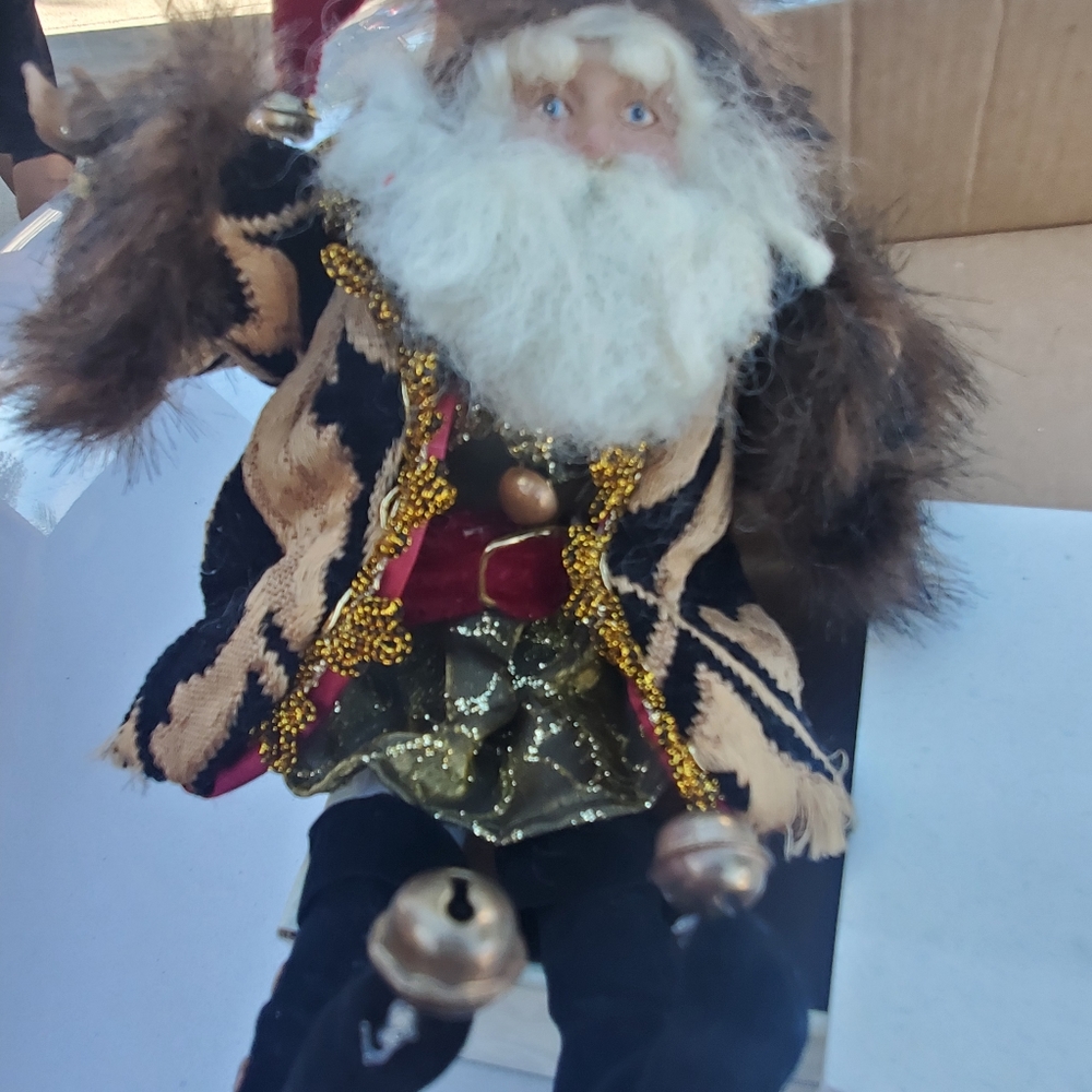 3 French hens fairy chrismas ornament 13 inch